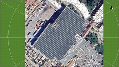 this picture shows a 2d layout of a roof top